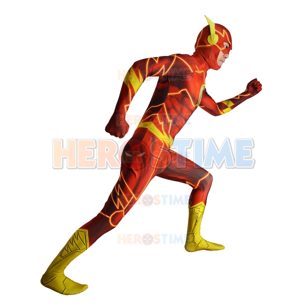 DCコミック　フラッシュ　スーツ　コスプレ New 52 Flash Cosplay Costume